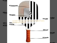 Nấu nóng PP Honeycomb lõi ngoài trời Pickleball chèo với vật liệu sợi thủy tinh