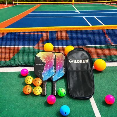 quality 220g Fiberglass Pickleball Paddles Set Với 2 Paddles 4 quả bóng / 1 túi được USAPA chấp thuận factory